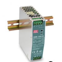 明緯150W工業(yè)用DIN導(dǎo)軌型單組輸出   EDR-150-24   直流電壓24V