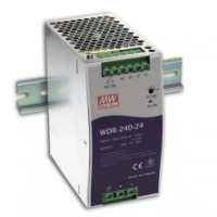 明緯240W單組輸出導(dǎo)軌型工業(yè)電源    WDR-240-24   直流電壓24V