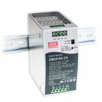 明緯24V/20A導軌型緩沖模塊    DBUF40-24   直流電壓24V