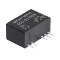 meanwell明緯 直流/直流 模塊封裝型 2W SIP 封裝 IGBT SiC 柵極驅動器電源 DC-DC 轉換器 24V GD2-241503