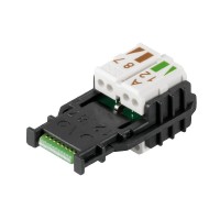 魏德米勒 接插件 RockStar?ModuPlug  工業(yè)以太網(wǎng)  訂貨號  1992930000  / IE-PI-RJ45-FH-B-1.1