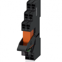 西門子變頻器 繼電器 SIMATIC 插入式繼電器全套設備 24V DC，2 個轉換觸點，LED 模塊 / LZS:RT4D4L24