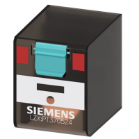 西門子變頻器 繼電器 SIMATIC 插接繼電器，3 個轉換觸點 24 V AC，10 A，寬度 22.5 mm / LZX:PT370524