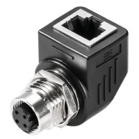 魏德米勒 接插件 RockStar?ModuPlug  工業以太網  訂貨號   8901630000  / IE-M12-ADAP A