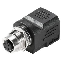魏德米勒 接插件 RockStar?ModuPlug  工業以太網  訂貨號   8901620000  / IE-M12-ADAP S