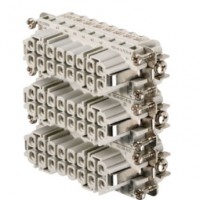 魏德米勒 固定回路插芯 HA系列 - 16A、250V、3 - 48 針 訂貨號 1651020000 / 重載HDC HA 16 FS 33-48