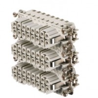 魏德米勒 固定回路插芯 HA系列 - 16A、250V、3 - 48 針 訂貨號 1896820000 / 重載接插件HDC HA 16 FT 33-48