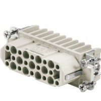 魏德米勒 固定回路插芯 HD 系列 - 10A、250V、7 - 128 針 訂貨號 1650820000 / 重載HDC HD 25 FC