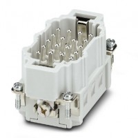 魏德米勒 固定回路插芯 HEE 系列 - 16A、500V、10 - 64 針 訂貨號 3023920000 / HDC HEE 18 MP