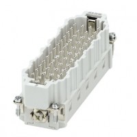 魏德米勒 固定回路插芯 HEE 系列 - 16A、500V、10 - 64 針 訂貨號 3023980000 / HDC HEE 46 MP