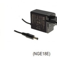meanwell明緯  18W AC-DC 高可靠壁掛式可換插頭綠能適配器  NGE18-05-P1J