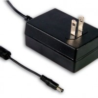 meanwell明緯  25W AC-DC高依賴性綠色工業用適配器  GST25U15-P1J