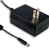 meanwell明緯  36W AC-DC高依賴性綠色醫療型適配器  GSM36U18-P1J
