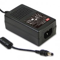 meanwell明緯  25W AC-DC高依賴性綠色工業用適配器  GST25A05-P1J